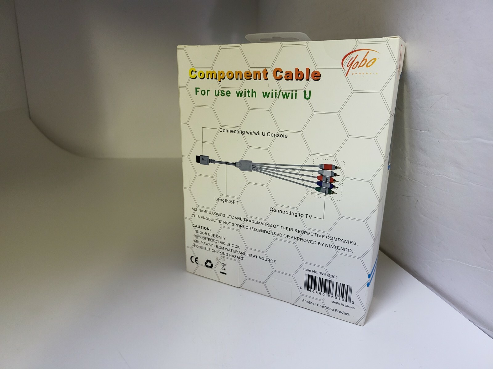 Component HD TV RCA 6FT Audio Video AV Cable Cord Plug for Nintendo Wii U Wii 1i