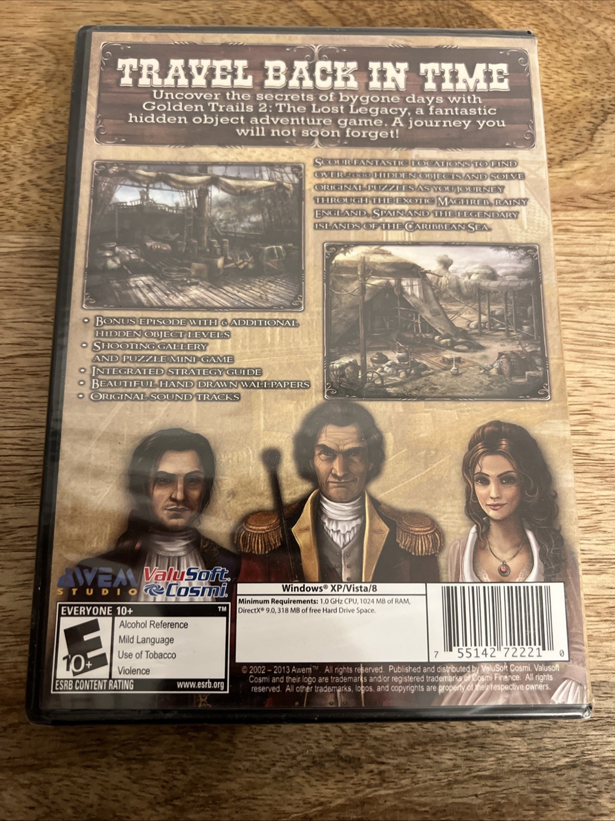 Golden Trails 2 The Lost Legacy Pc Cd-Rom Video Game E-Everyone New Sealed