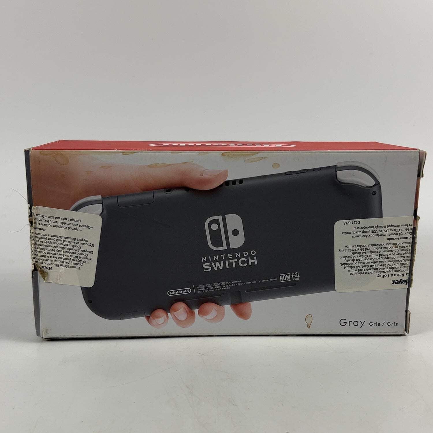 Nintendo Switch Lite Handheld Game Console HDH-001 Gray
