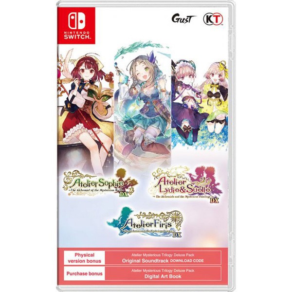 Atelier Mysterious Trilogy Deluxe Pack (Asim) (Nintendo Switch) Brand New