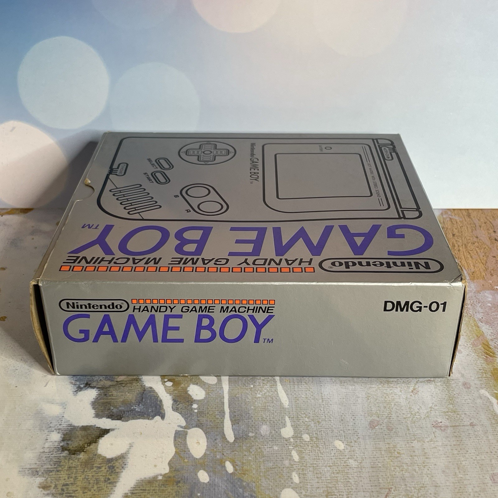 Original Nintendo GameBoy DMG-01 Handheld Console Gray CIB Complete In Box