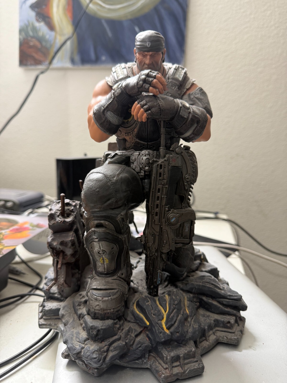 Gears of War 3 Marcus Fenix Collectors Figure Limited Edition Statue Epic Games