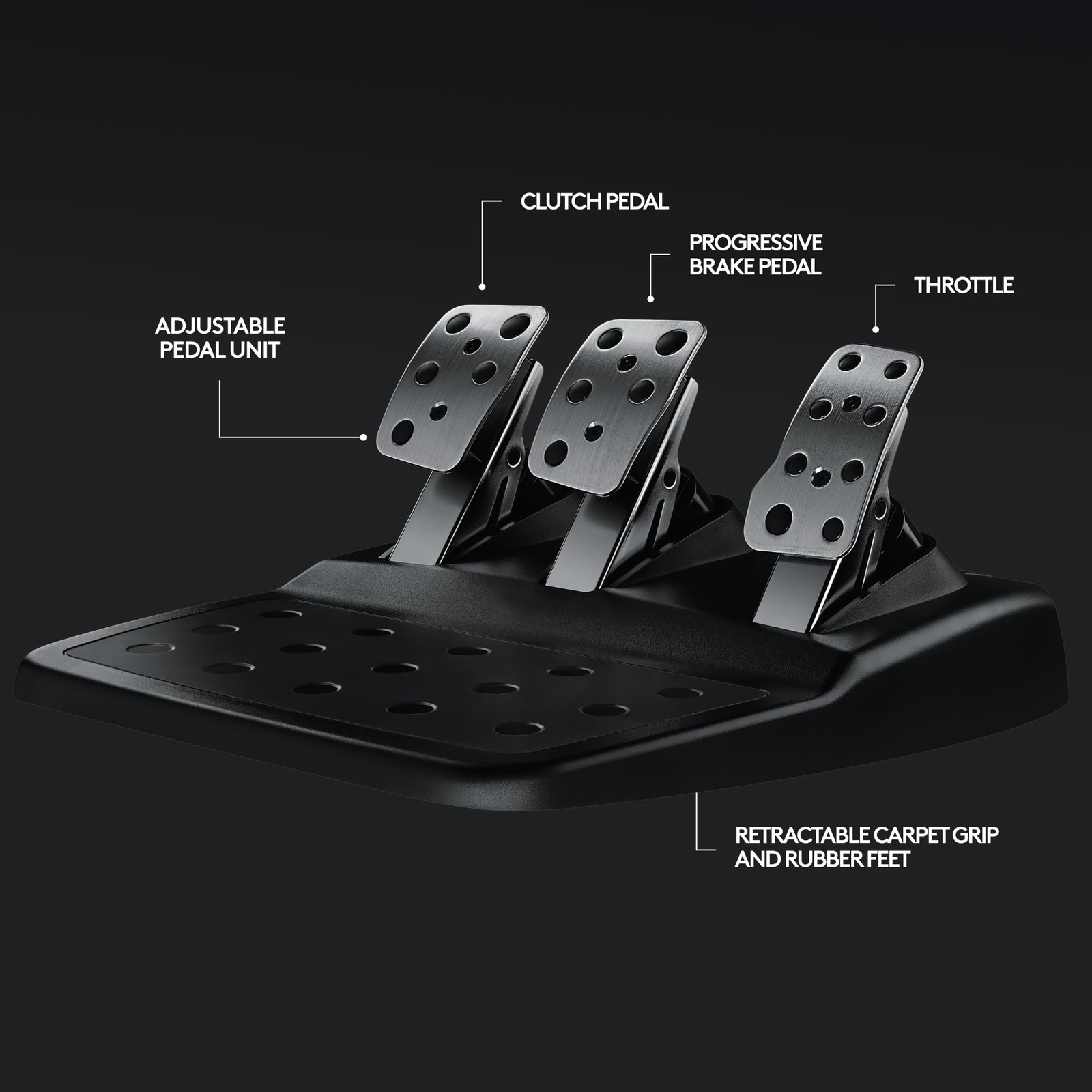 Logitech – G29 Driving Force Racing Wheel and Floor Pedals for PS5, PS4, PC,