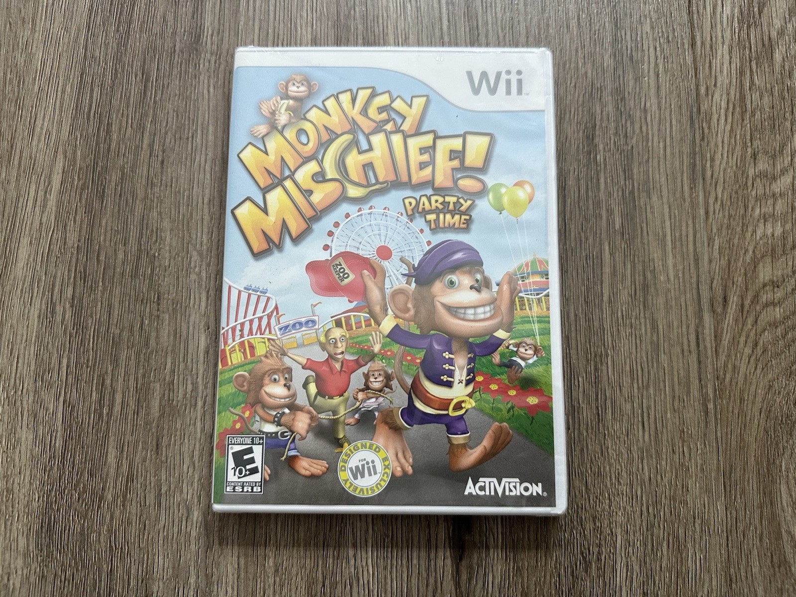 Monkey Mischief Party Time Nintendo Wii 2008 Game New & Sealed