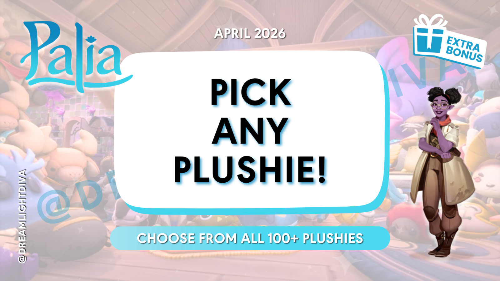 🩷 Palia – Pick Any Plushie / Pod! + Bonus Gift 🩷