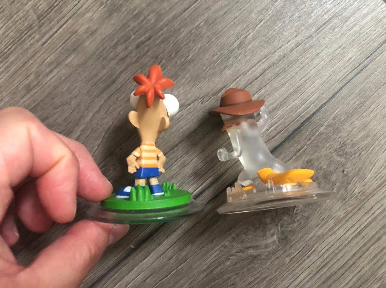 Disney Infinity Phineas and Ferb Character Figures Lot Agent P Perry