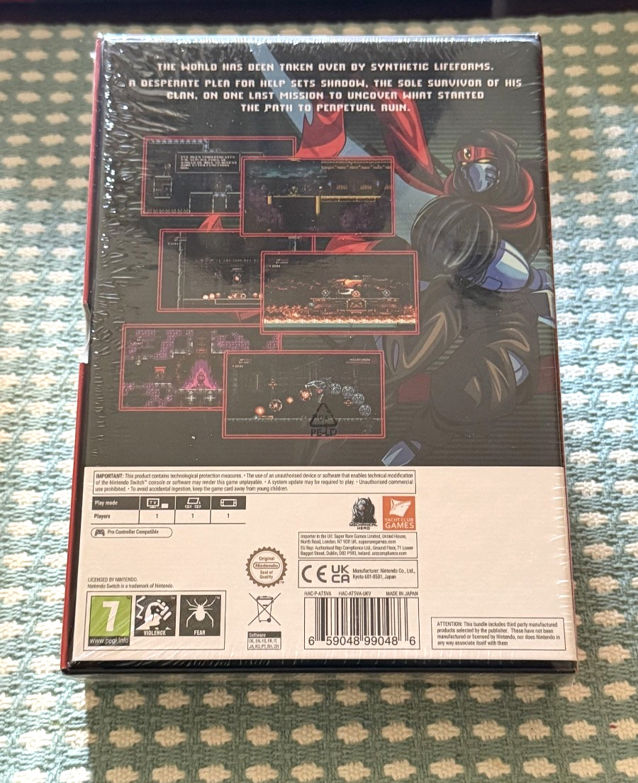 🔥 Cyber Shadow Deluxe Edition Nintendo Switch NEW Sealed Super Rare Games 🔥