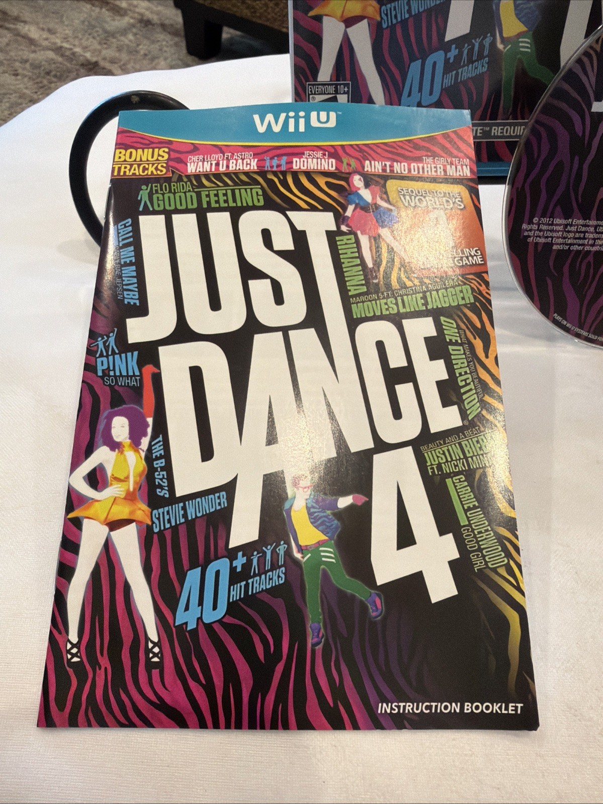 Just Dance 4 (Nintendo Wii U) CIB! Complete W/ Manual! MINT Disc! Fun!