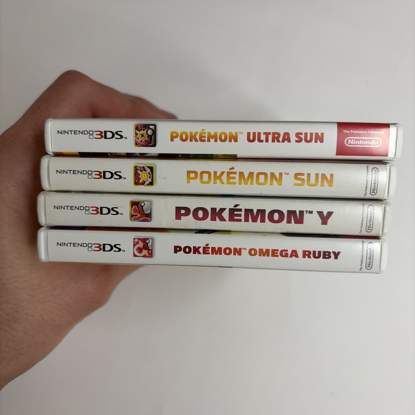 Pokemon Ultra Sun Y Omega Ruby Nintendo 3DS 4 Game In Box Bundle Authentic