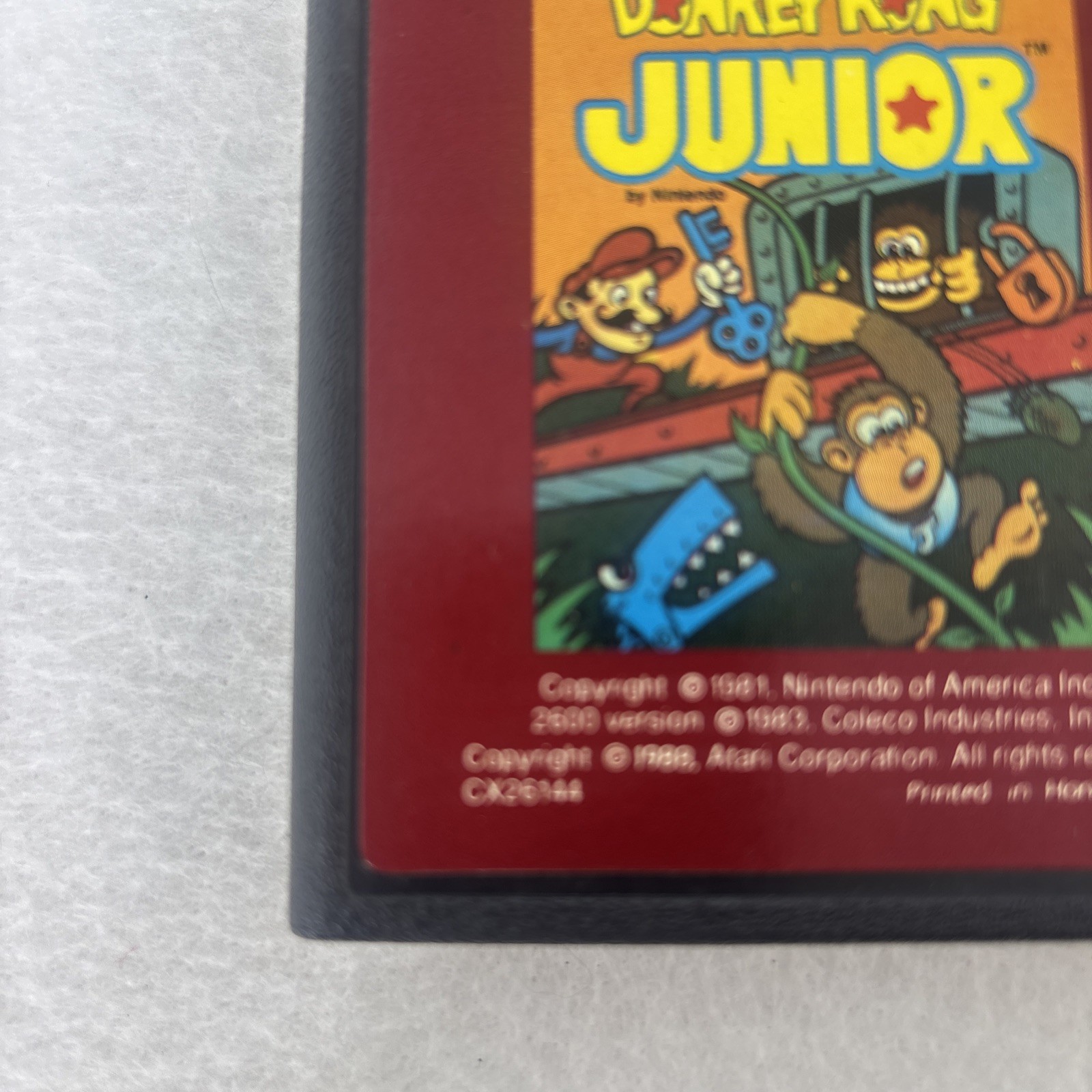 Donkey Kong Junior – Atari 2600 – Red Label – Cartridge Only – Tested Working