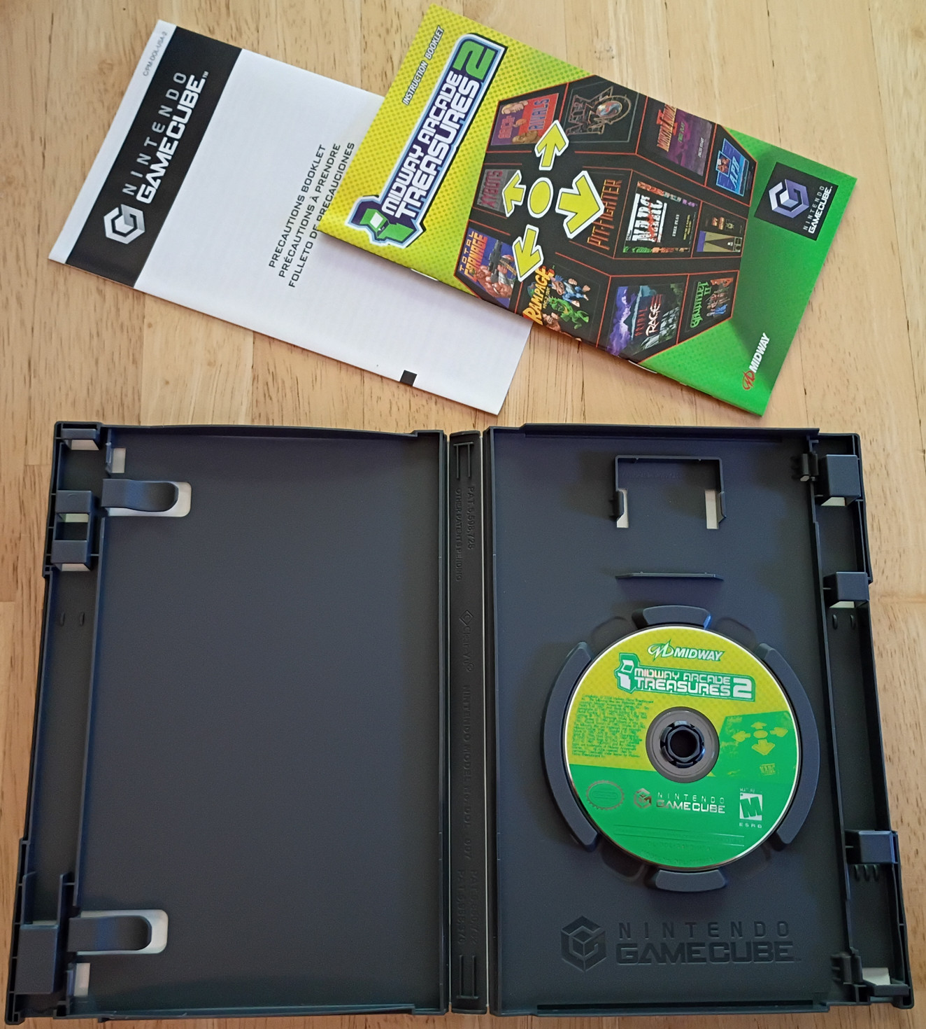 Nintendo Gamecube Midway Arcade Treasures 2 2004 Complete Manual – Untested