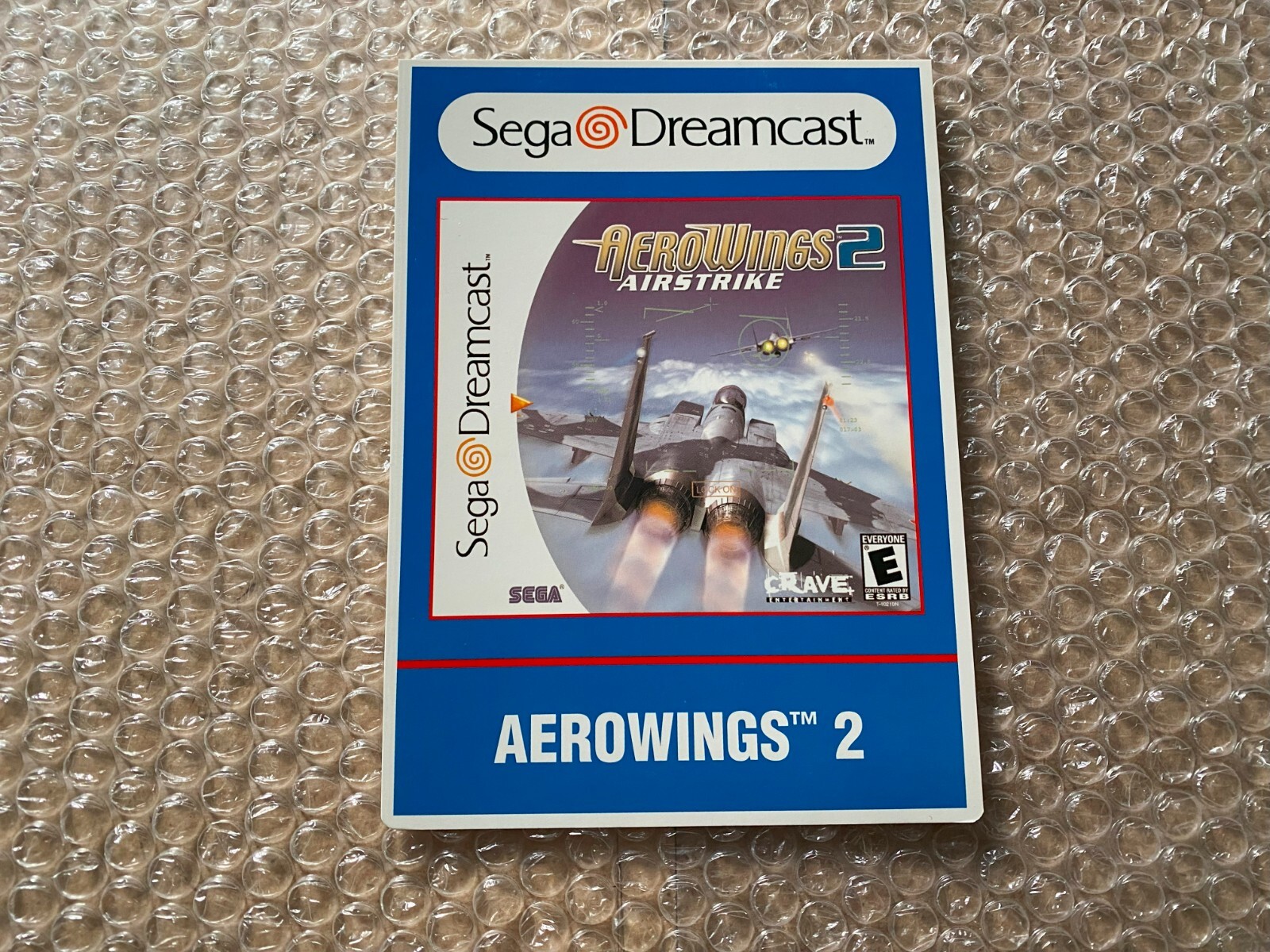 AeroWings 2: Air Strike (Dreamcast) VIDPRO Display Card – CARD ONLY