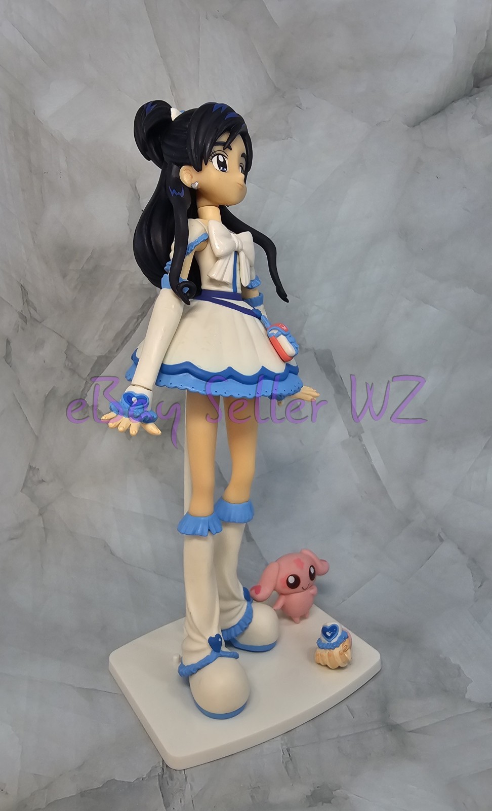 Cure White & Mipple Figure Soft Vinyl Unifive 2004 Pretty Cure Futari wa PreCure