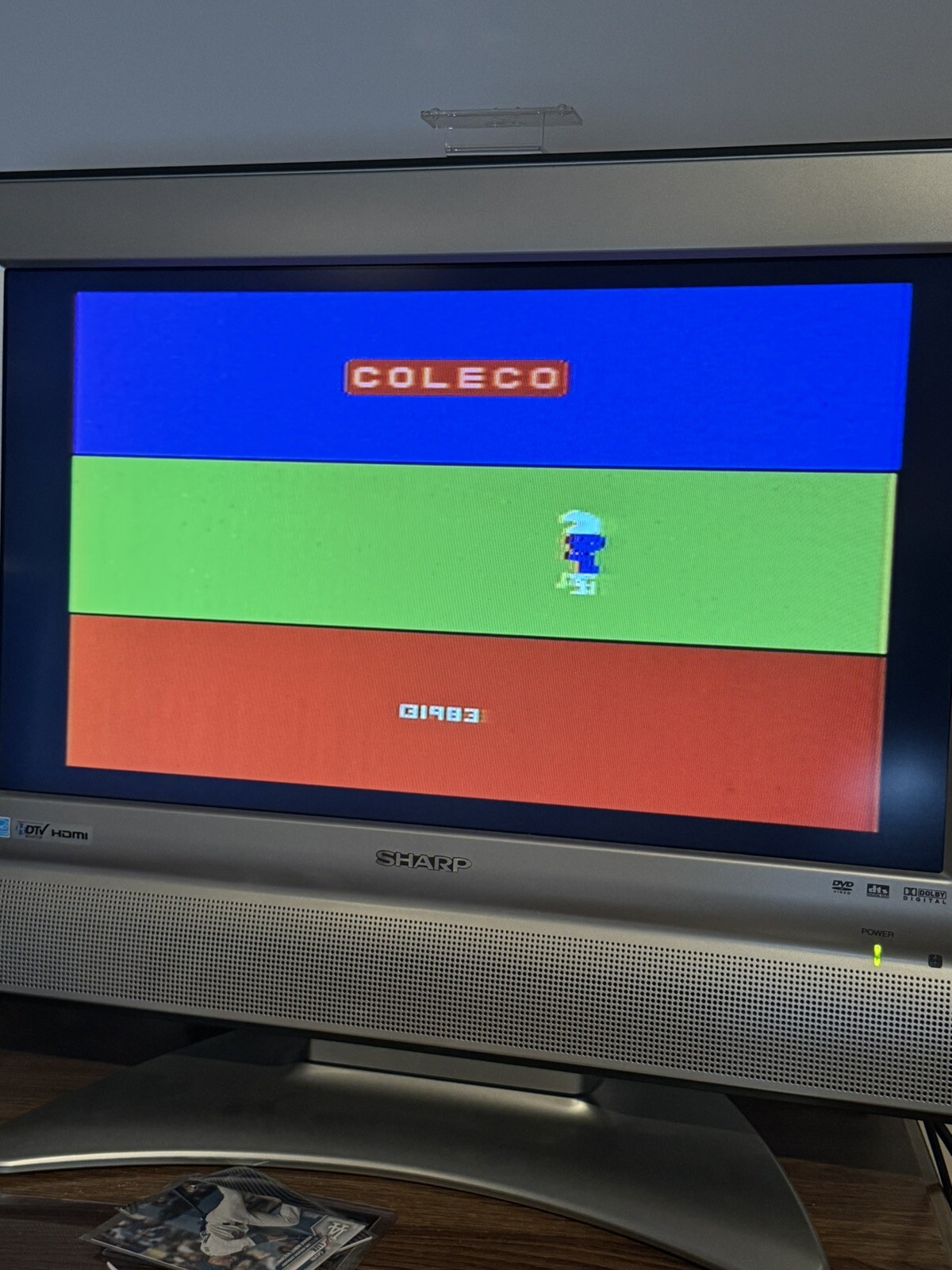 Smurfs Save the Day Atari 2600 1983 Coleco Kid Vid Talking Game Cartridge Works