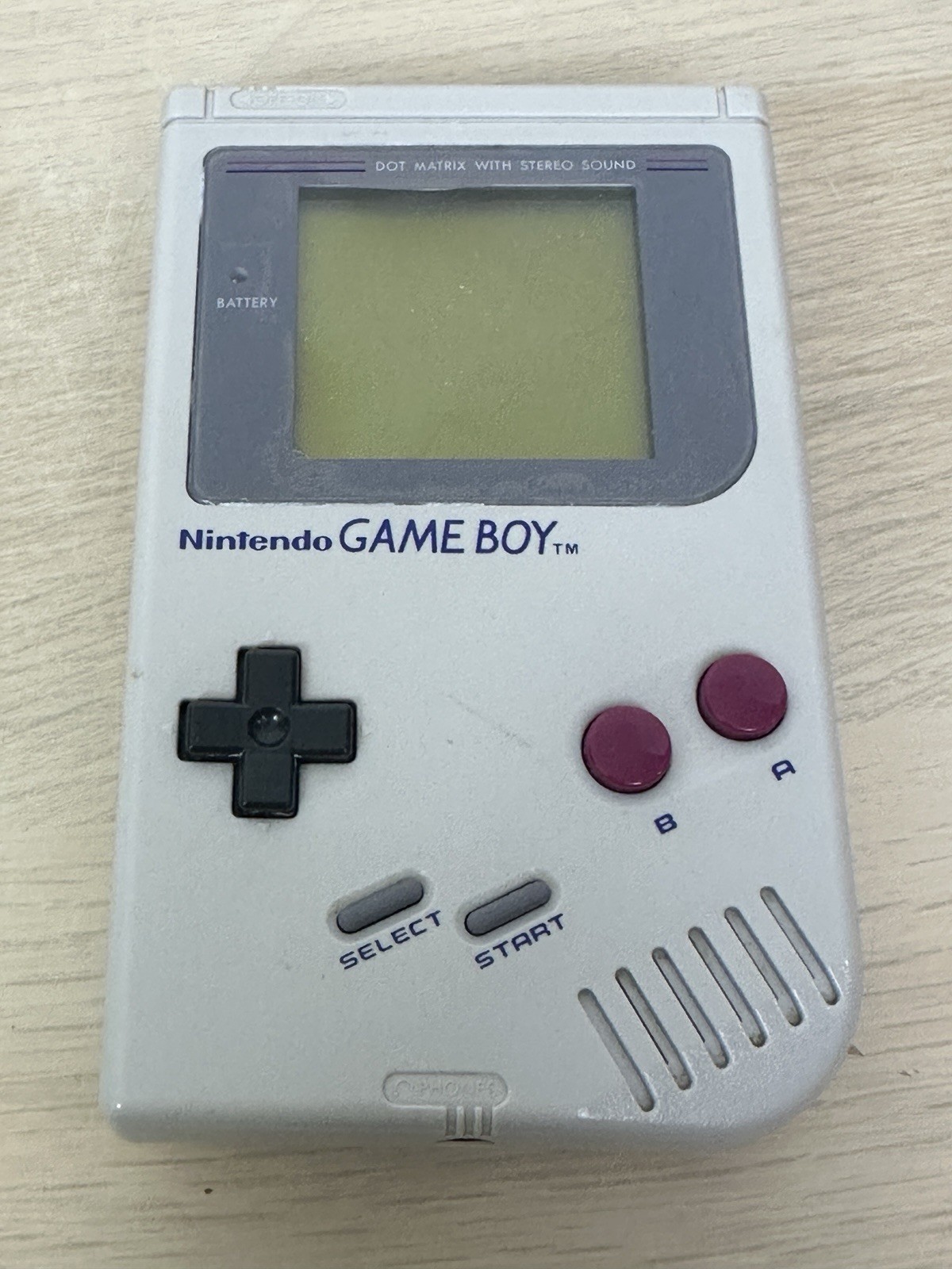 Original Game Boy 1989 DMG-01 Gameboy w/ Box, Foam, Cable, Inserts – WORKS!
