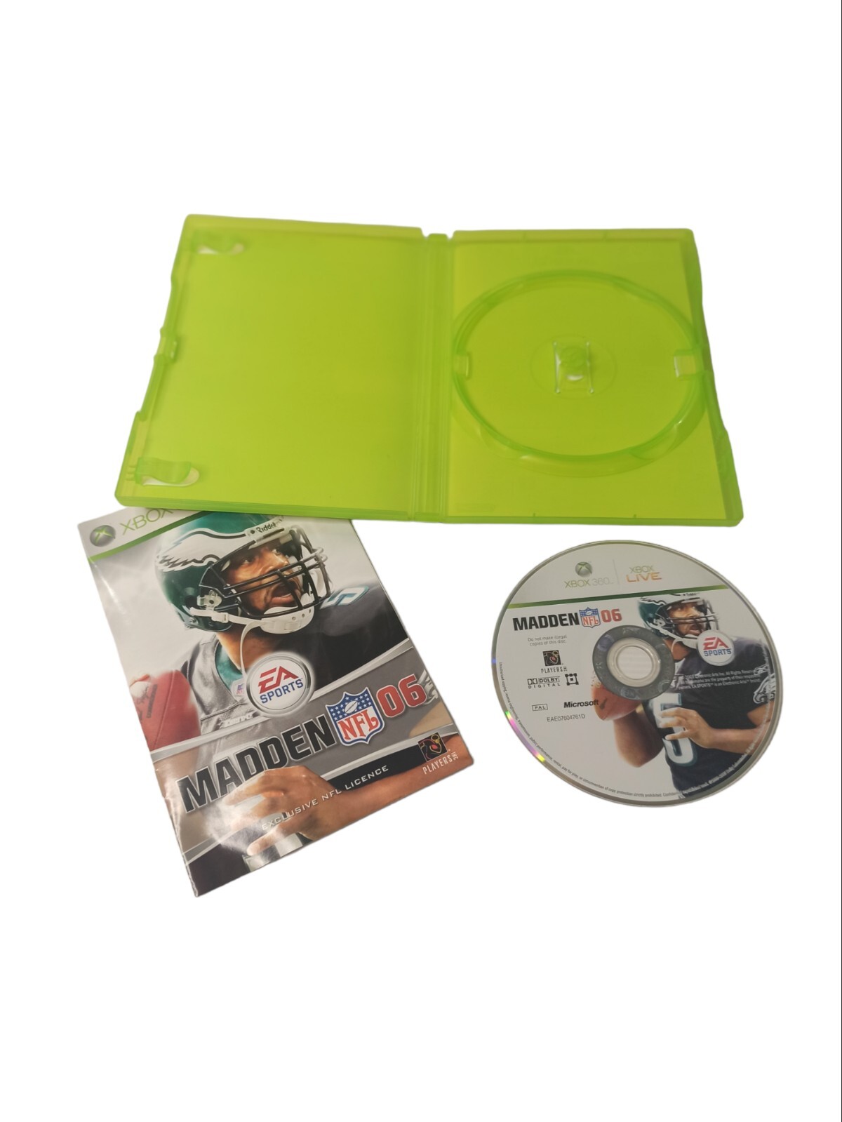 Xbox 360 Microsoft Madden NFL 06 Video Game American Football Sports Gridiron
