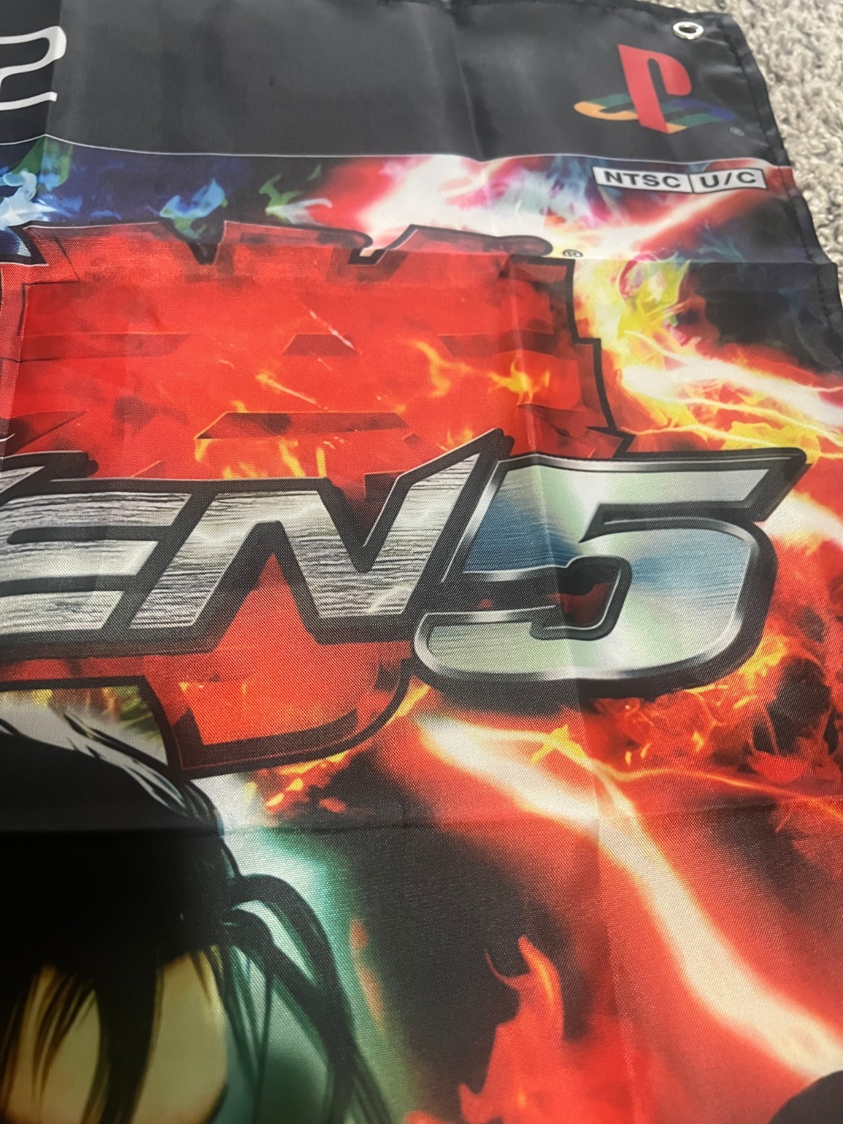 Tekken 5 PS2 Custom Wall Flag Banner Tapestry 2 x 3 Ft, Playstation 2