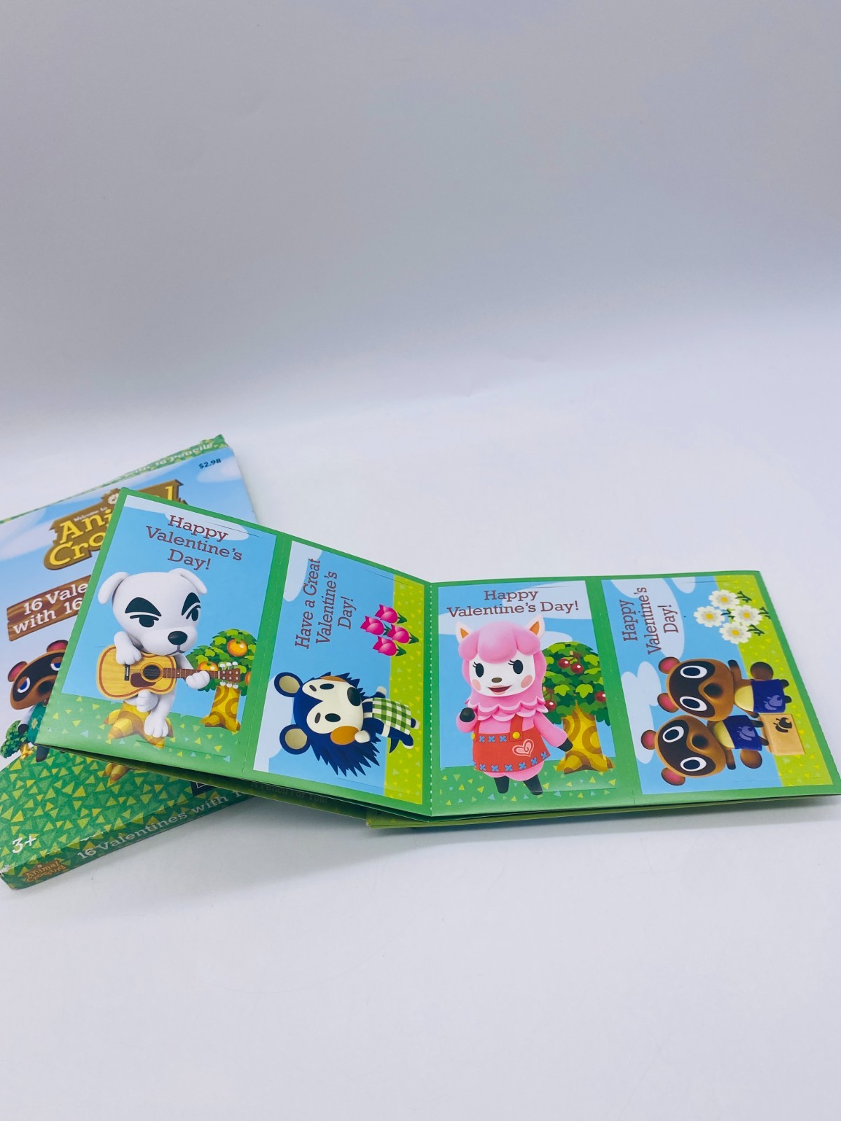 VERY RARE Animal Crossing 16 Count Pencil Valentine Collector Box NEW Open box