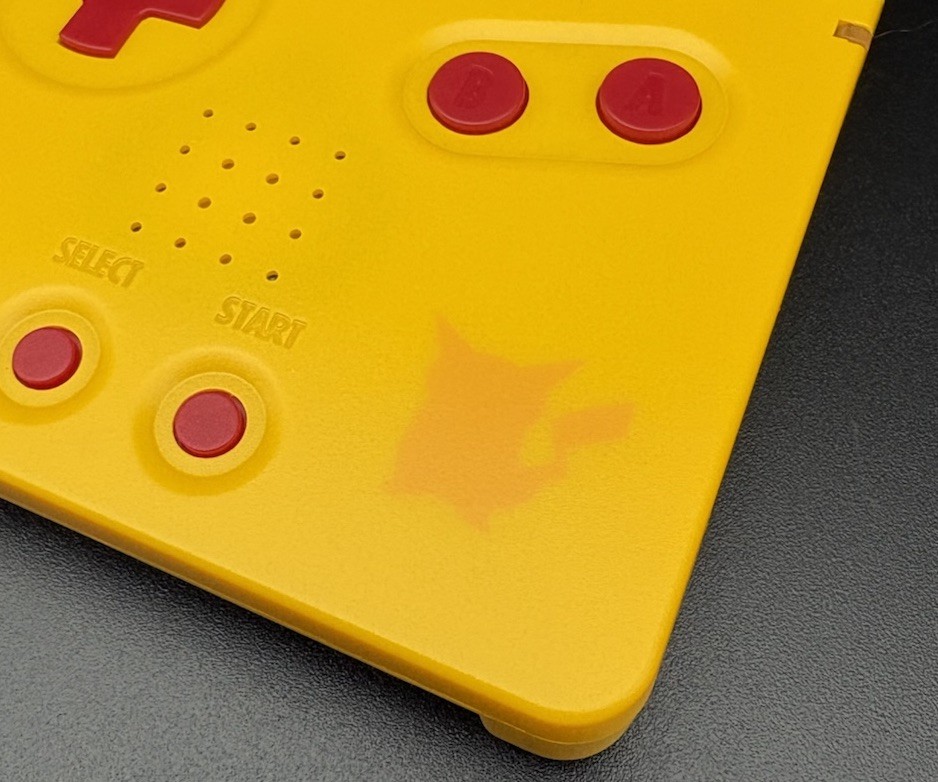 Pikachu Gameboy Advance Sp GBA SP —New IPS Screen—USBC W/ Audio—New Battery