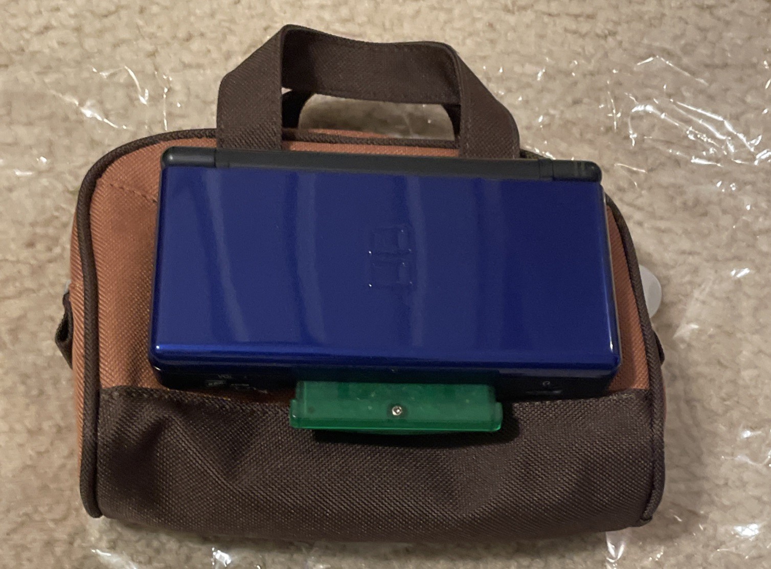 Animal Crossing Brown Carrying Pouch Bag for Nintendo DS