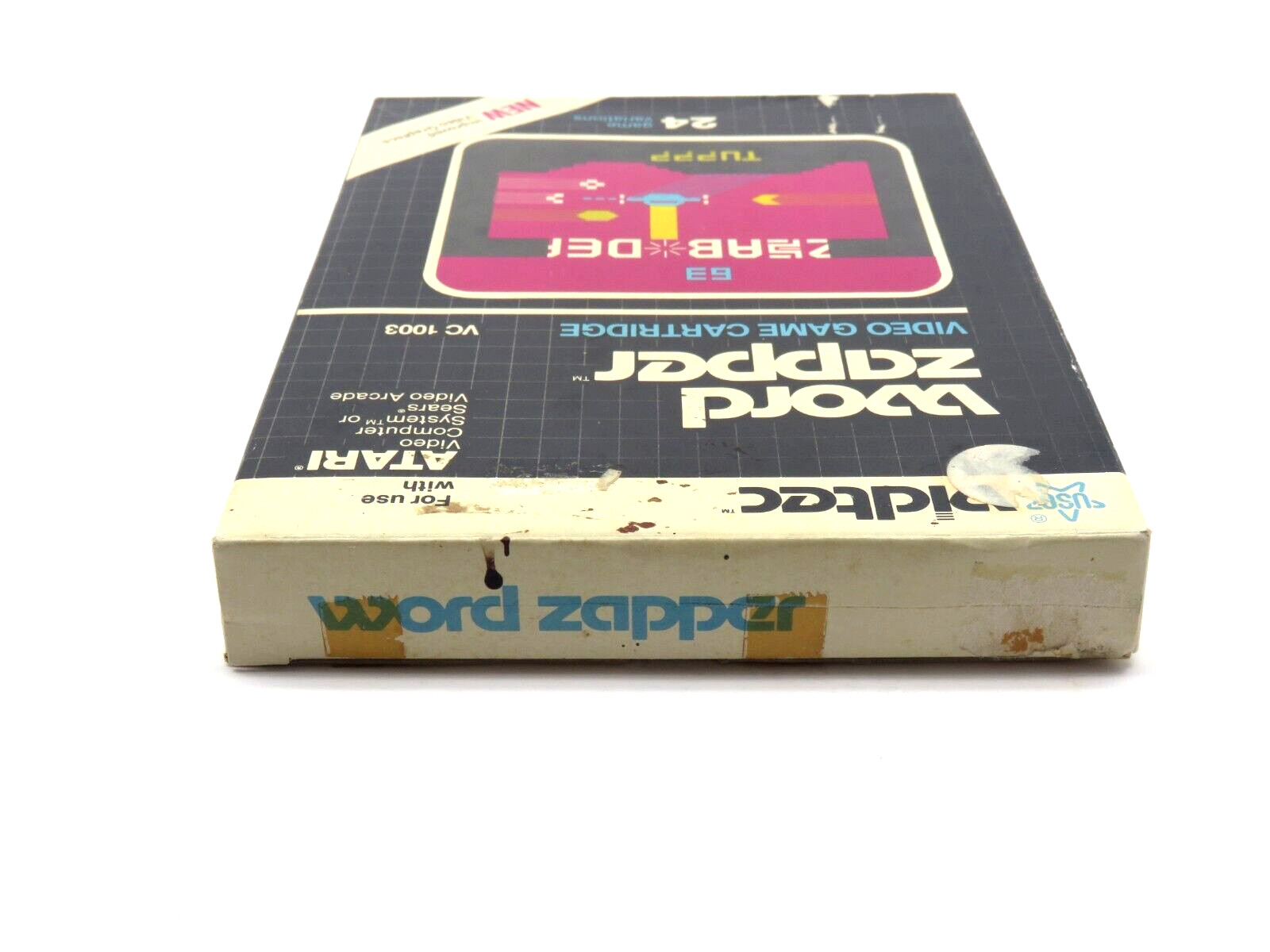 Word Zapper (Atari 2600, 1982) By US Games Vidtec (Box, Cartridge & Manual) NTSC