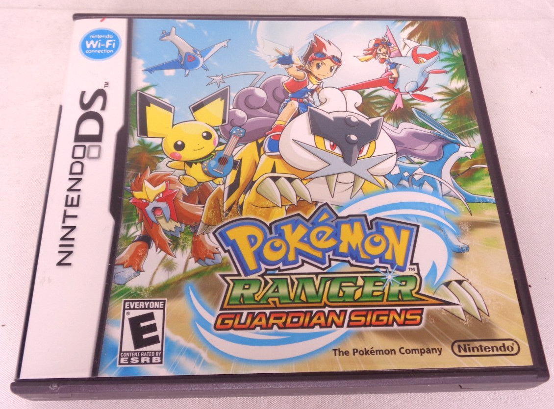 Pokemon Ranger Guardian Signs Nintendo DS Original Case & Insert Only NO GAME