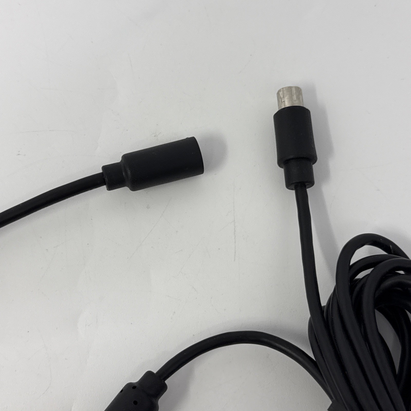 Microsoft Xbox 360 Wired Controller Black OEM With USB Breakaway Cable – Tested