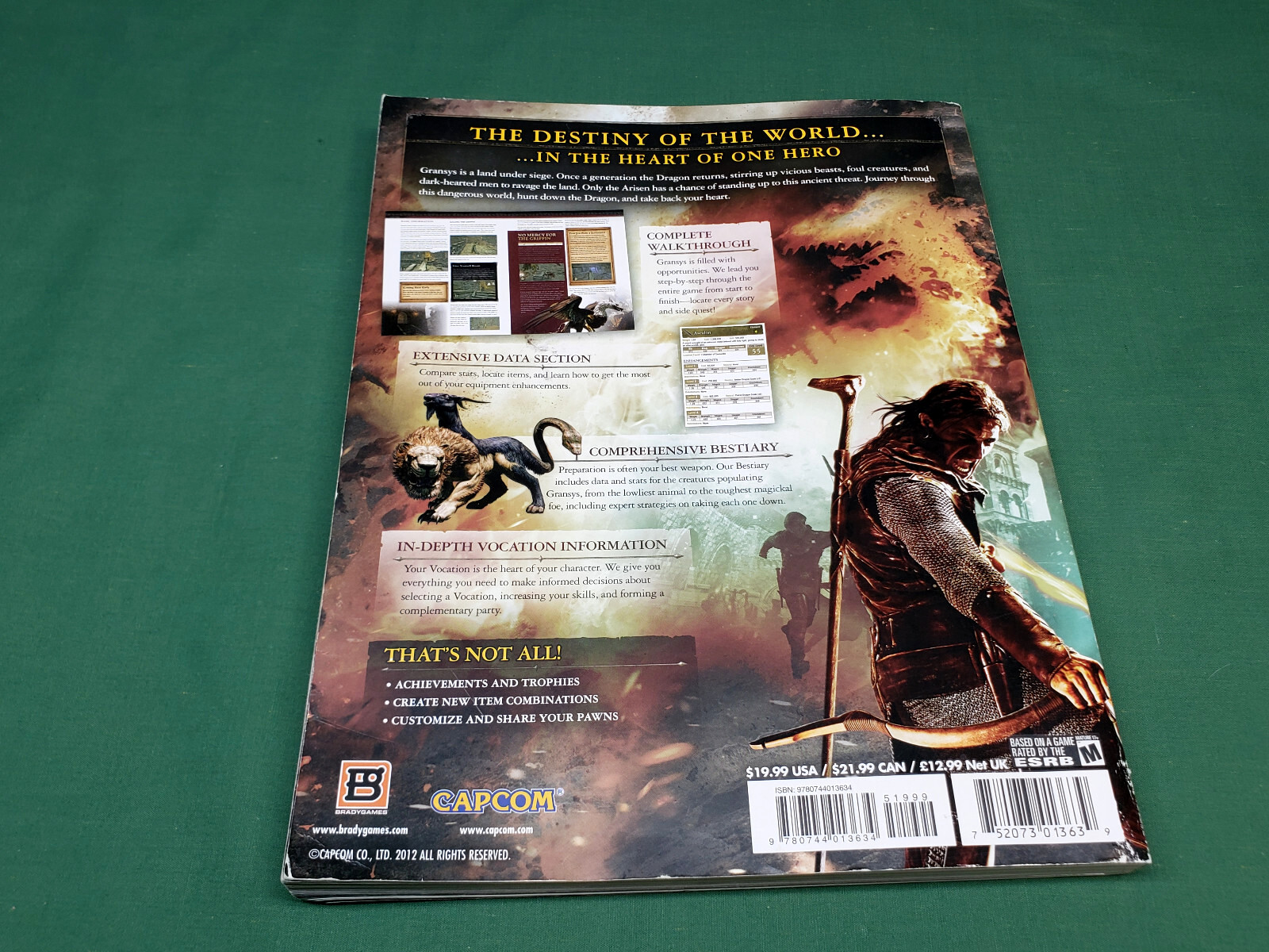 Capcom Dragon’s Dogma Official Strategy Guide BradyGames