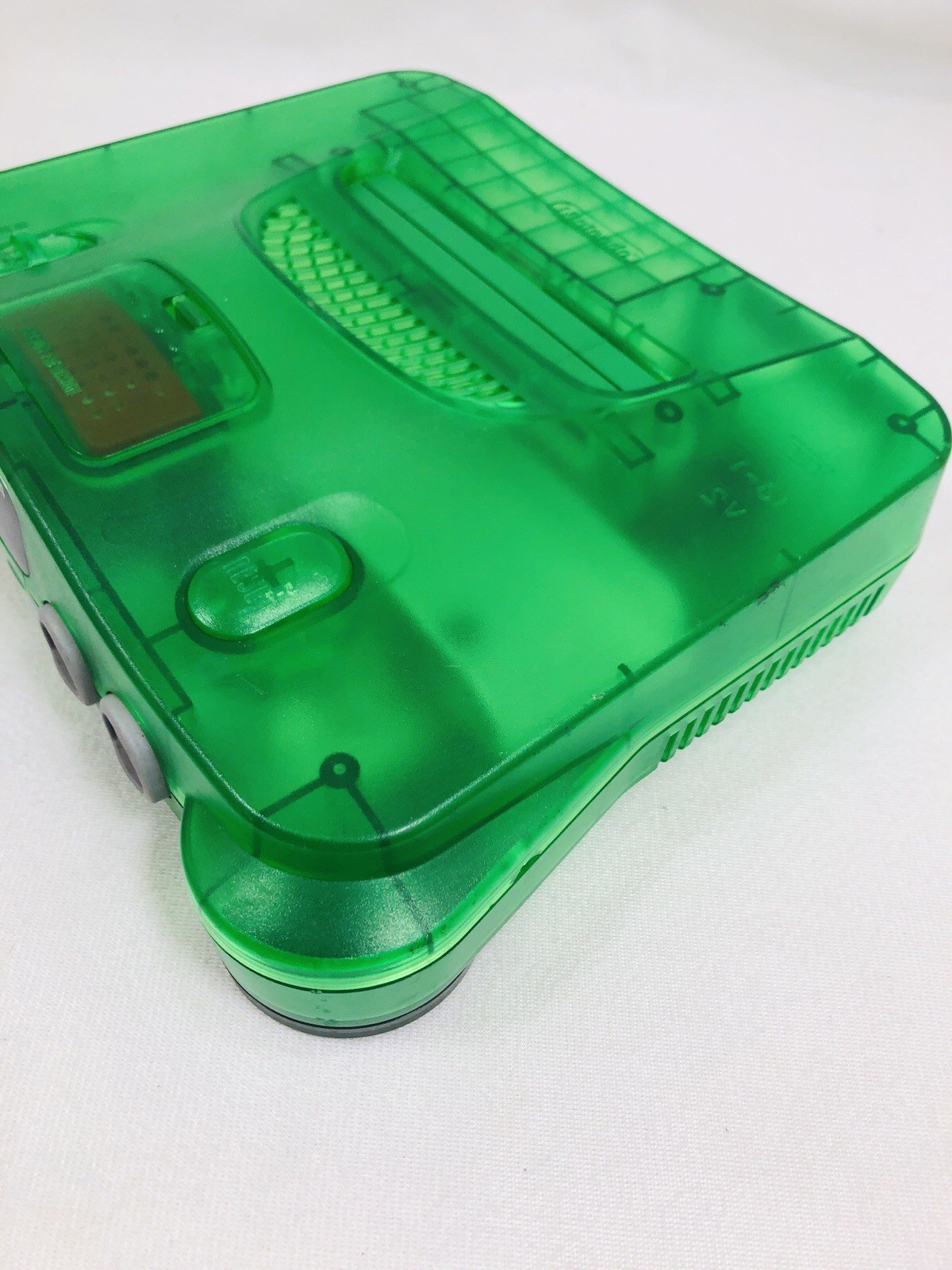 Nintendo 64 Jungle Green N64 Console Expansion Pak RF Cable NO Controller Tested