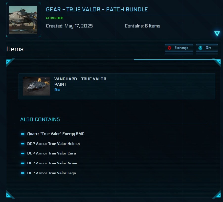 STAR CITIZEN – TRUE VALUE PATCH BUNDLE (LIMITED ITEM)