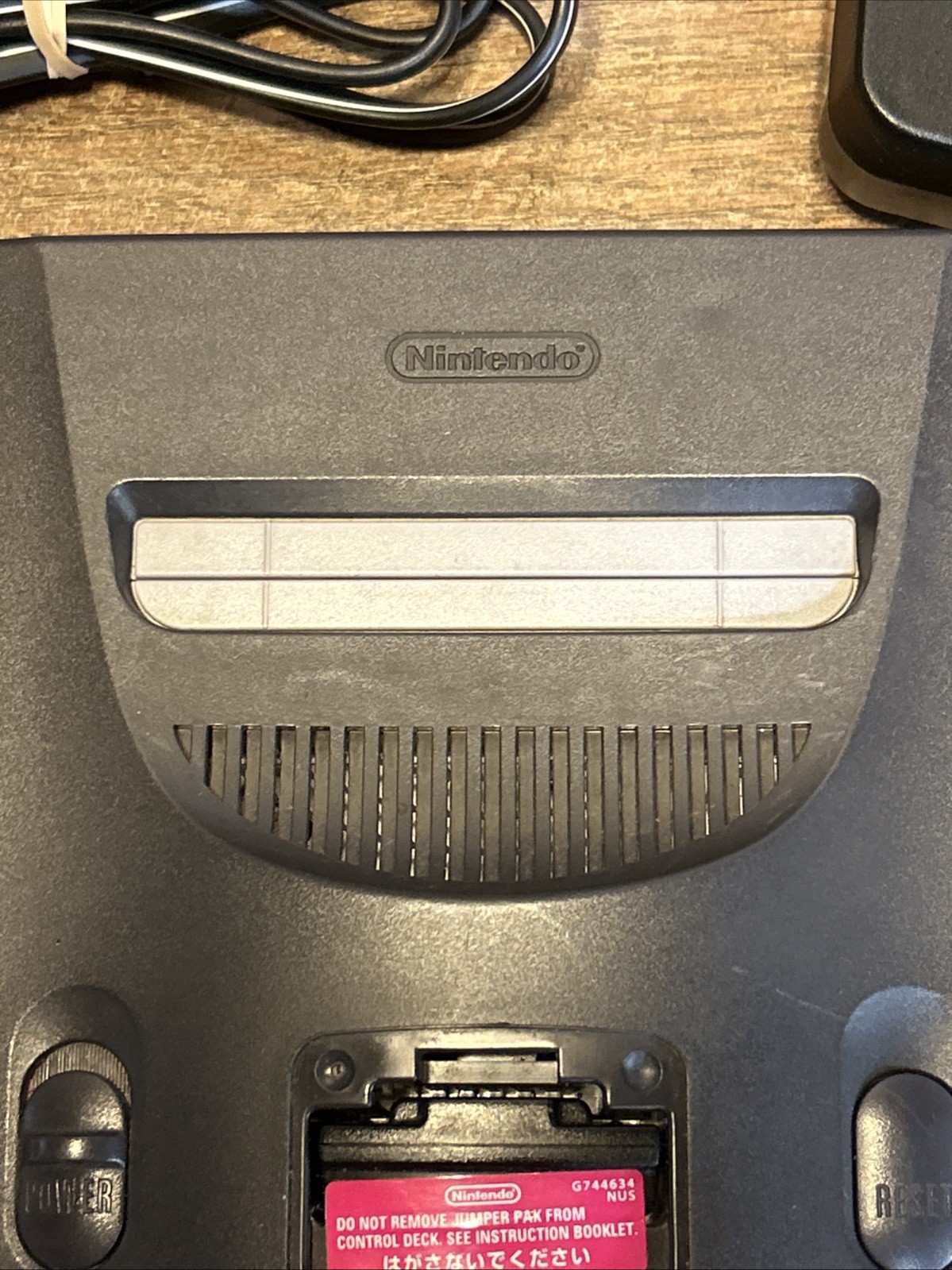 Nintendo 64 N64 Console NUS-001 USA-Gray Console Only-Tested/Working-READ!!
