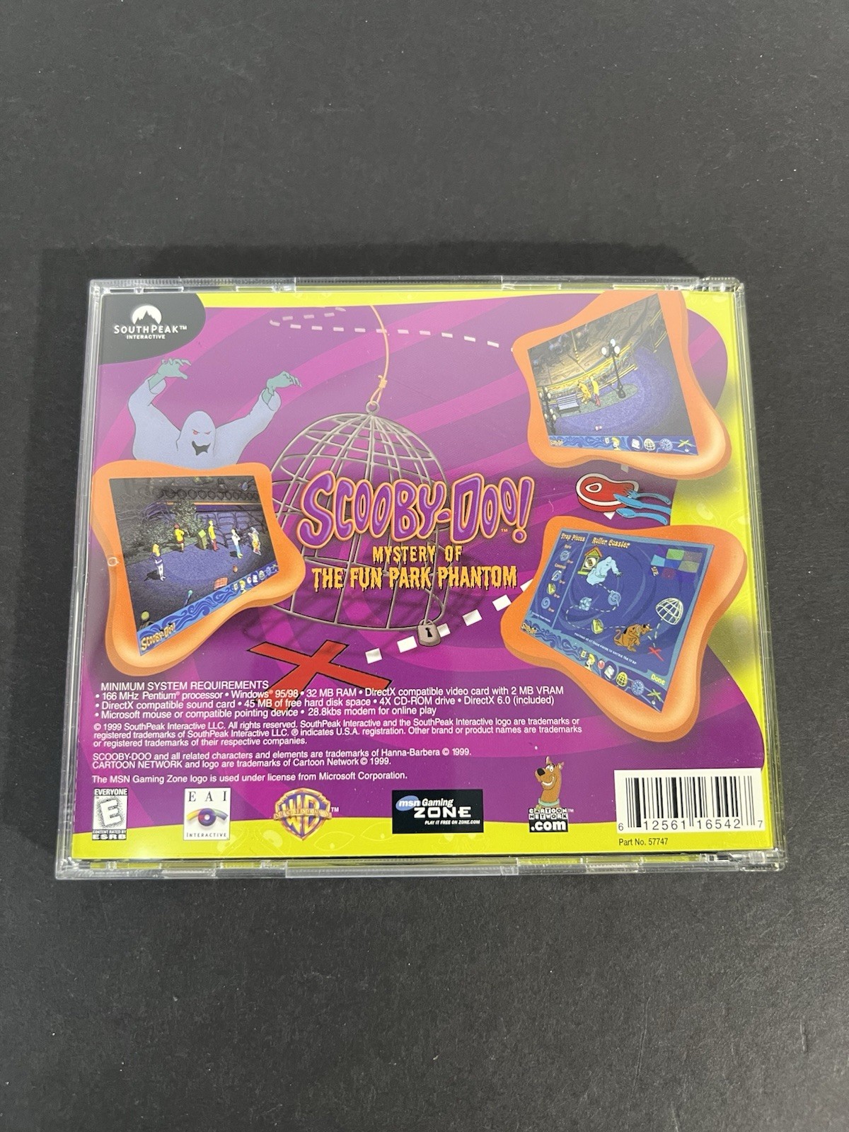 Scooby-Doo! Mystery of the Fun Park Phantom, 1999 PC Computer CD-ROM Video Game