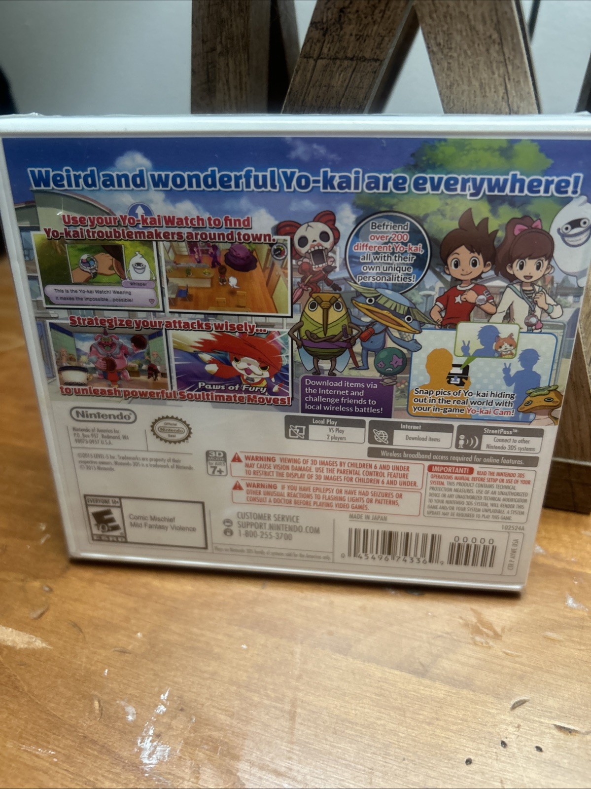 Yo-Kai Watch (Nintendo 3DS, 2015) Brand New Sealed Yokai Game Cartridge