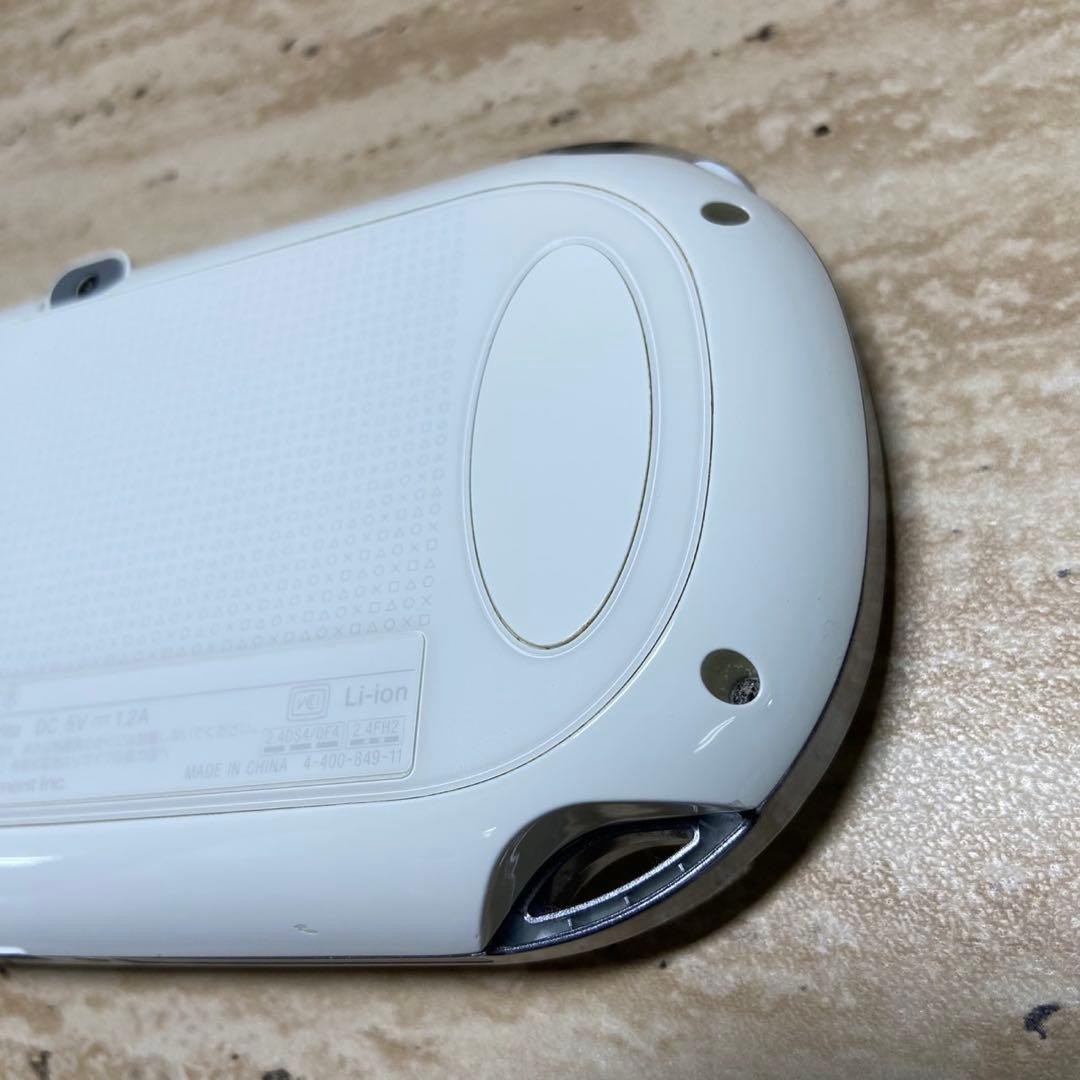 PS Vita PCH-1000 Crystal White Console White Tested Working Good Condition 7250
