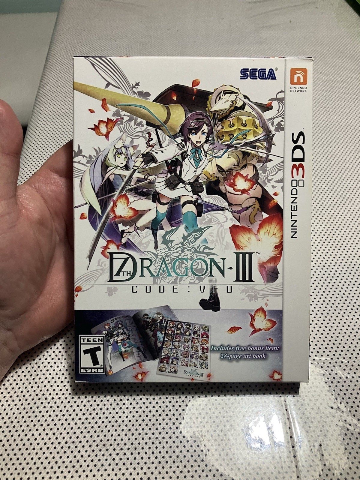 7th Dragon III Code: VFD Launch Edition (Nintendo 3DS 2016) CIB With Book Tested