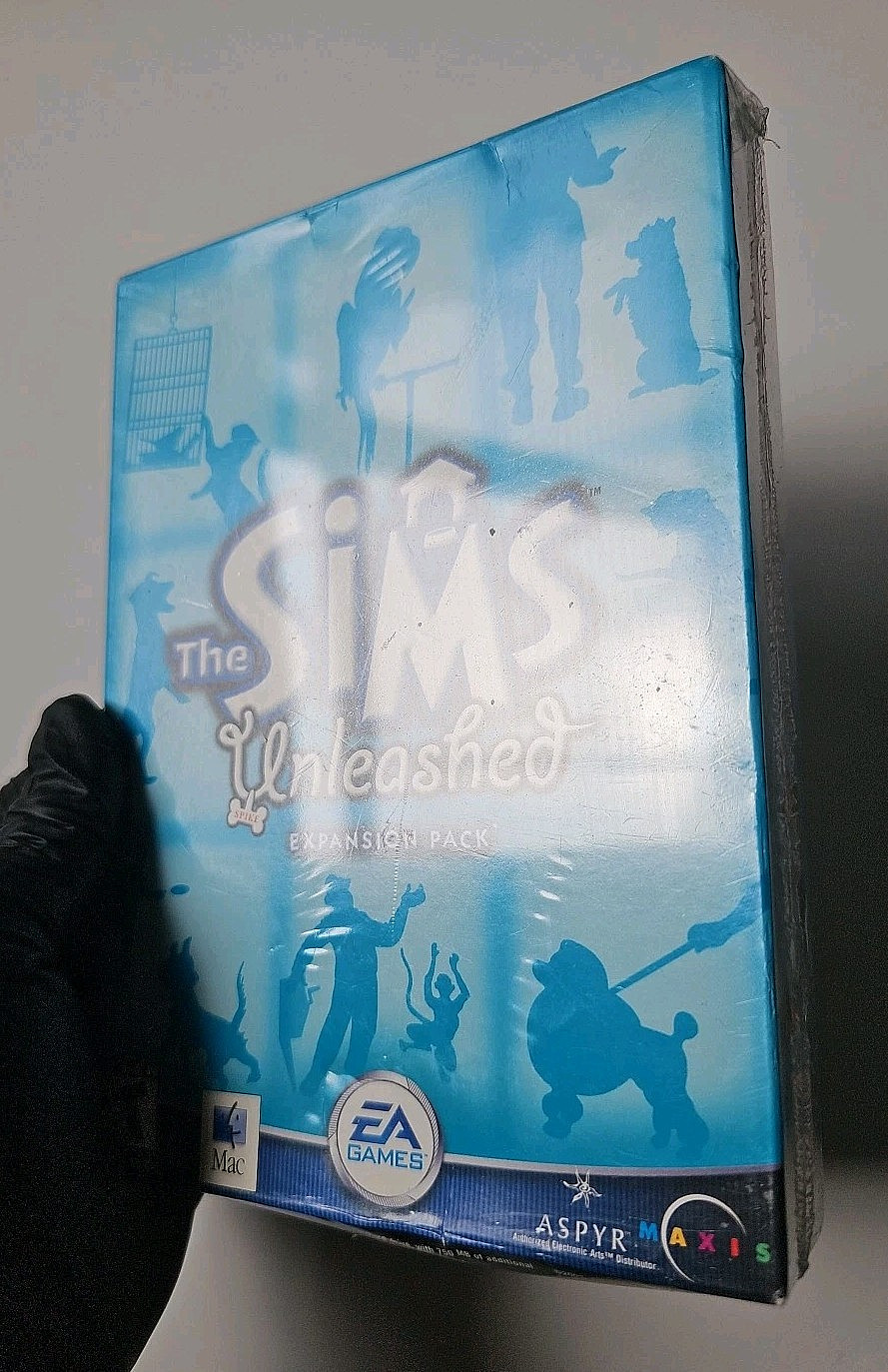 The Sims Unleashed Expansion Pack Mac 2002 New Sealed EA Maxis Aspyr