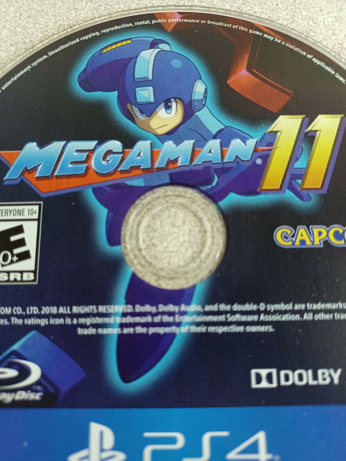 Mega Man 11 (PlayStation 4, 2018) DISC ONLY