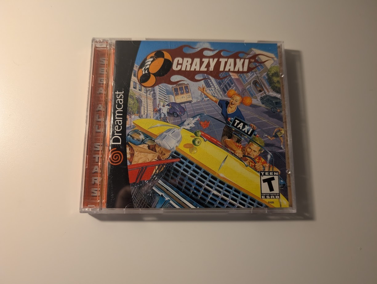CRAZY TAXI Sega Dreamcast All Stars Version Complete with Case and Manual CIB