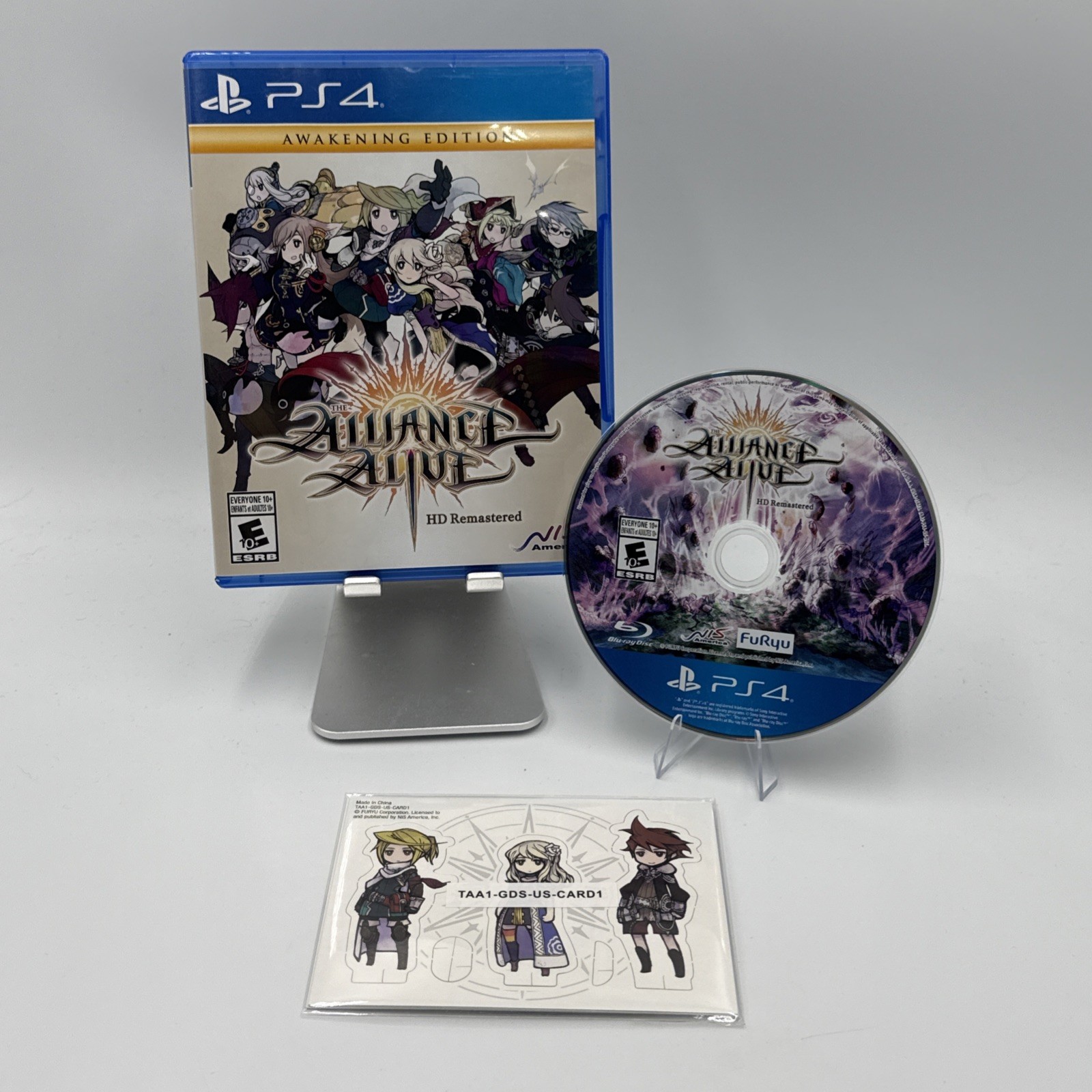 The Alliance Alive HD Remastered Awakening Edition PS4 PlayStation 4 NIS America
