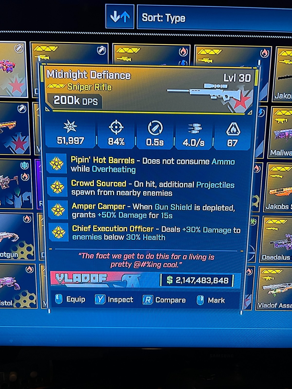 Borderlands 4✨MODDED LEVEL 30 BL4 GEAR, WEAPONS, ITEMS, GUNS INSANE ✅PC-PS-XBOX✨