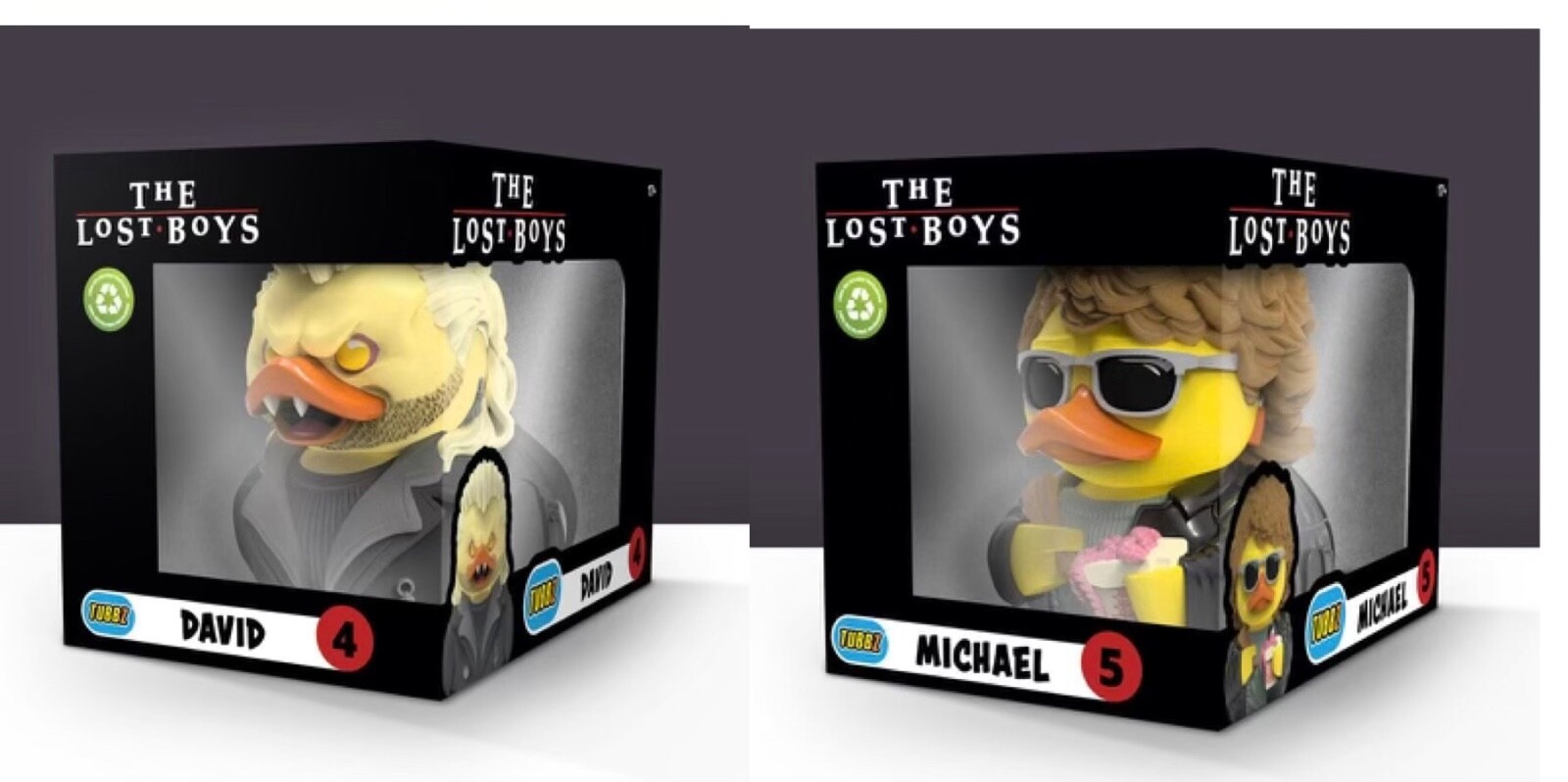 TUBBZ BOXED Lost boys 2-PIECE SET movie Collectible Duck Official JEEP