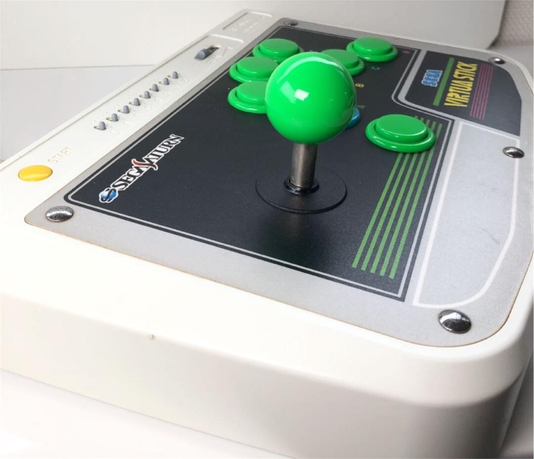 Sega Virtua Stick HSS-0136 Controller Sega Saturn Tested & Working Used Game