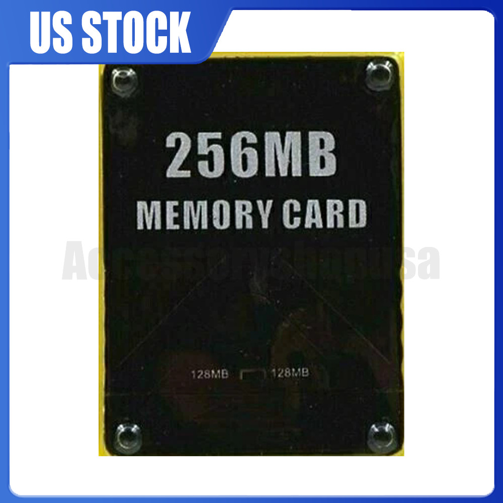 1x 256MB Megabyte Memory Card For Sony PlayStation 2 PS2 Slim Game Console