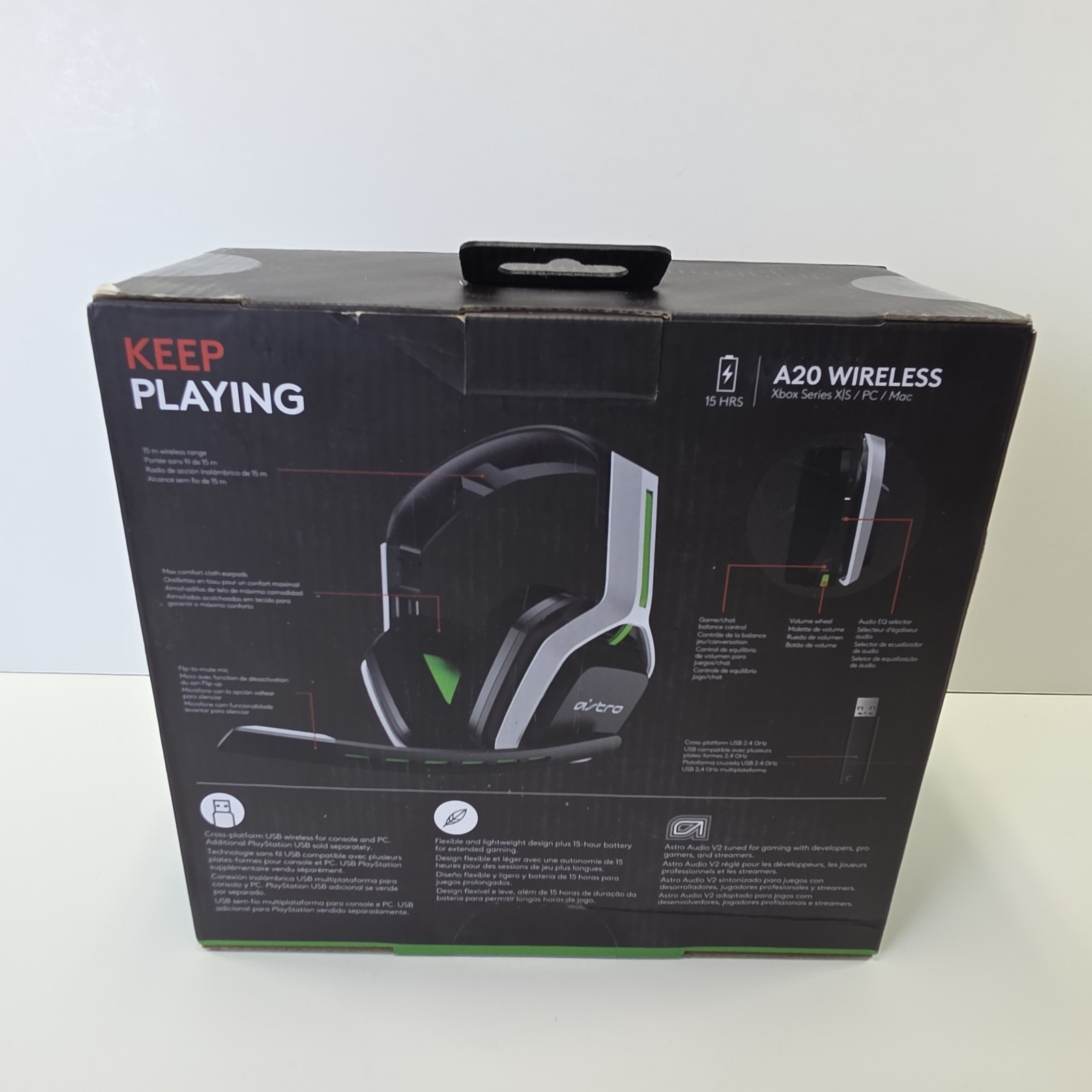 Astro Gaming A20 Gen 2 Wireless Headset Xbox Series X|S One PC Mac Green NEW
