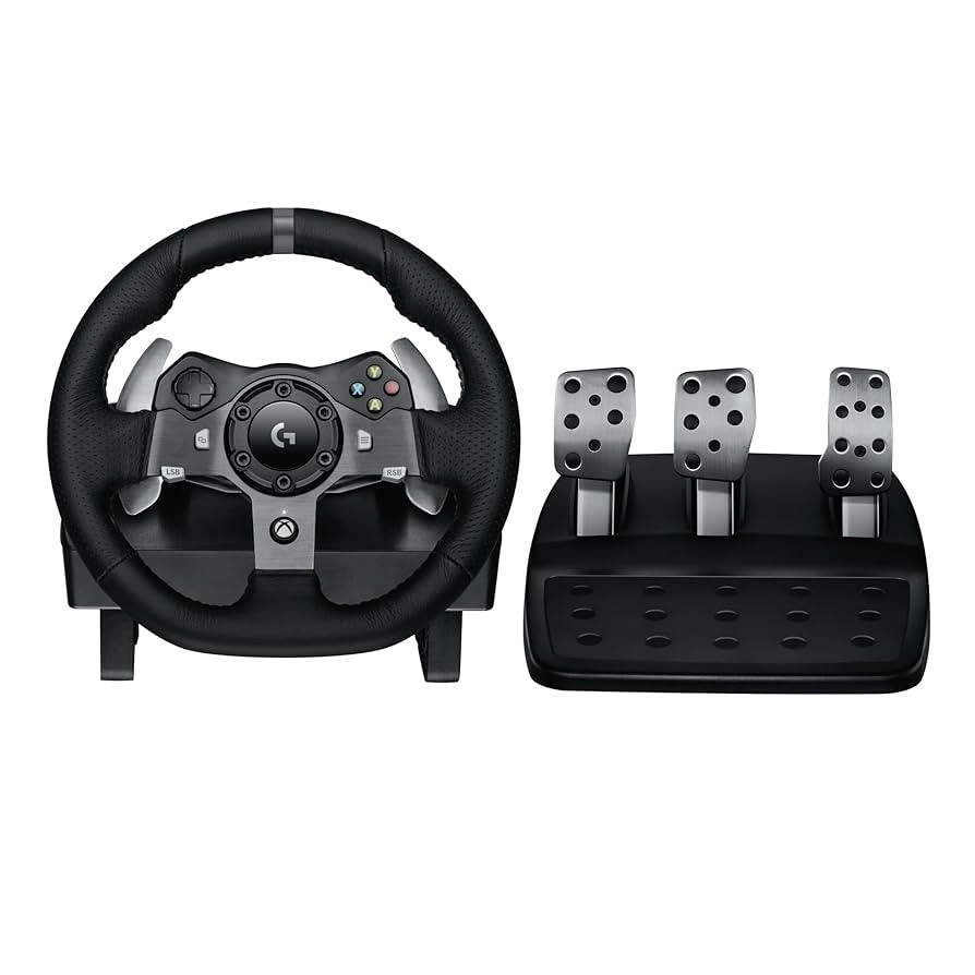 Logitech G920 Driving Force Racing Wheel and Floor Pedals and Shifter