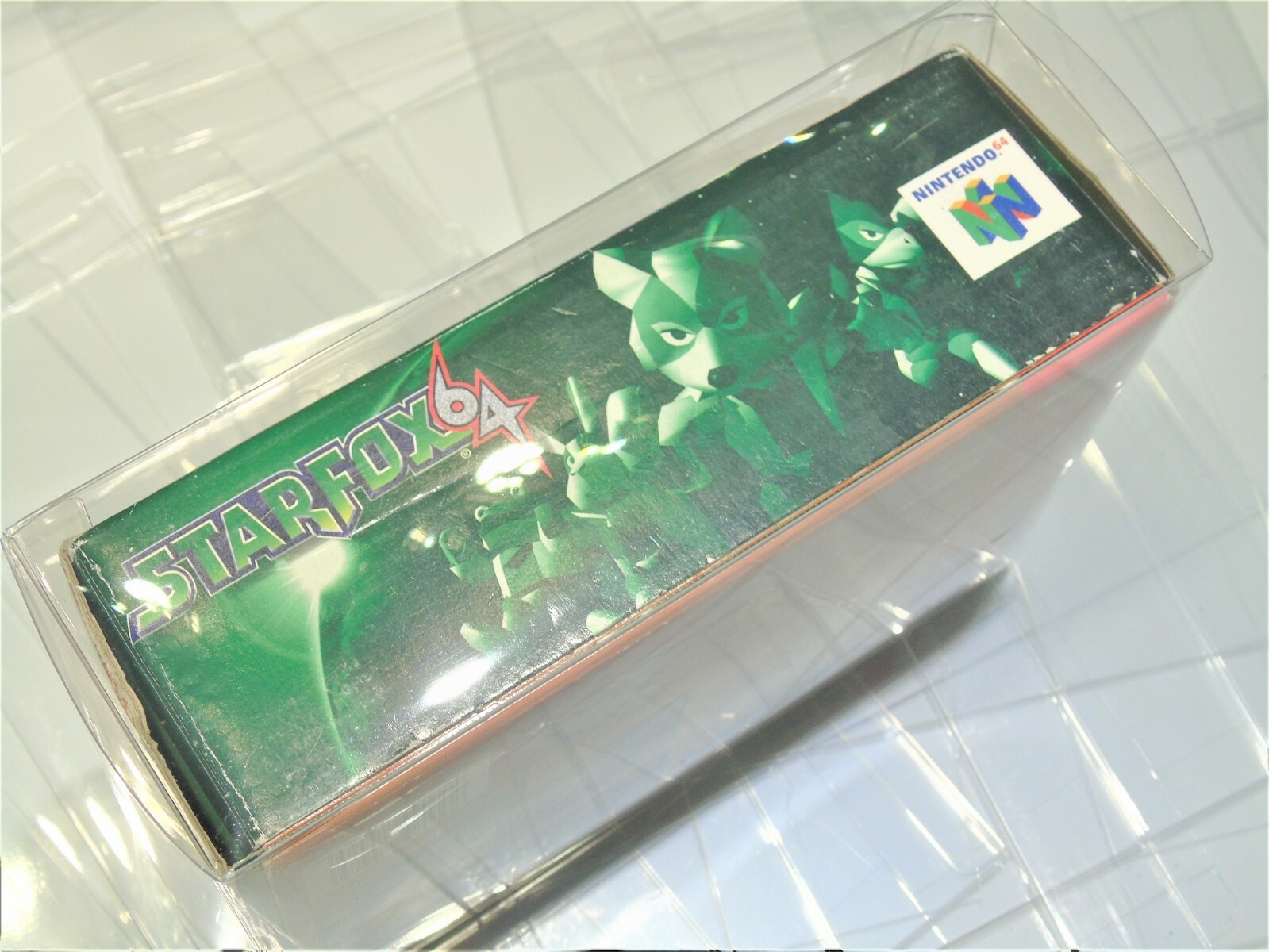 1 N64 Nintendo 64 Star Fox Video Game Clear Case Cases Sleeve Box Protector CIB