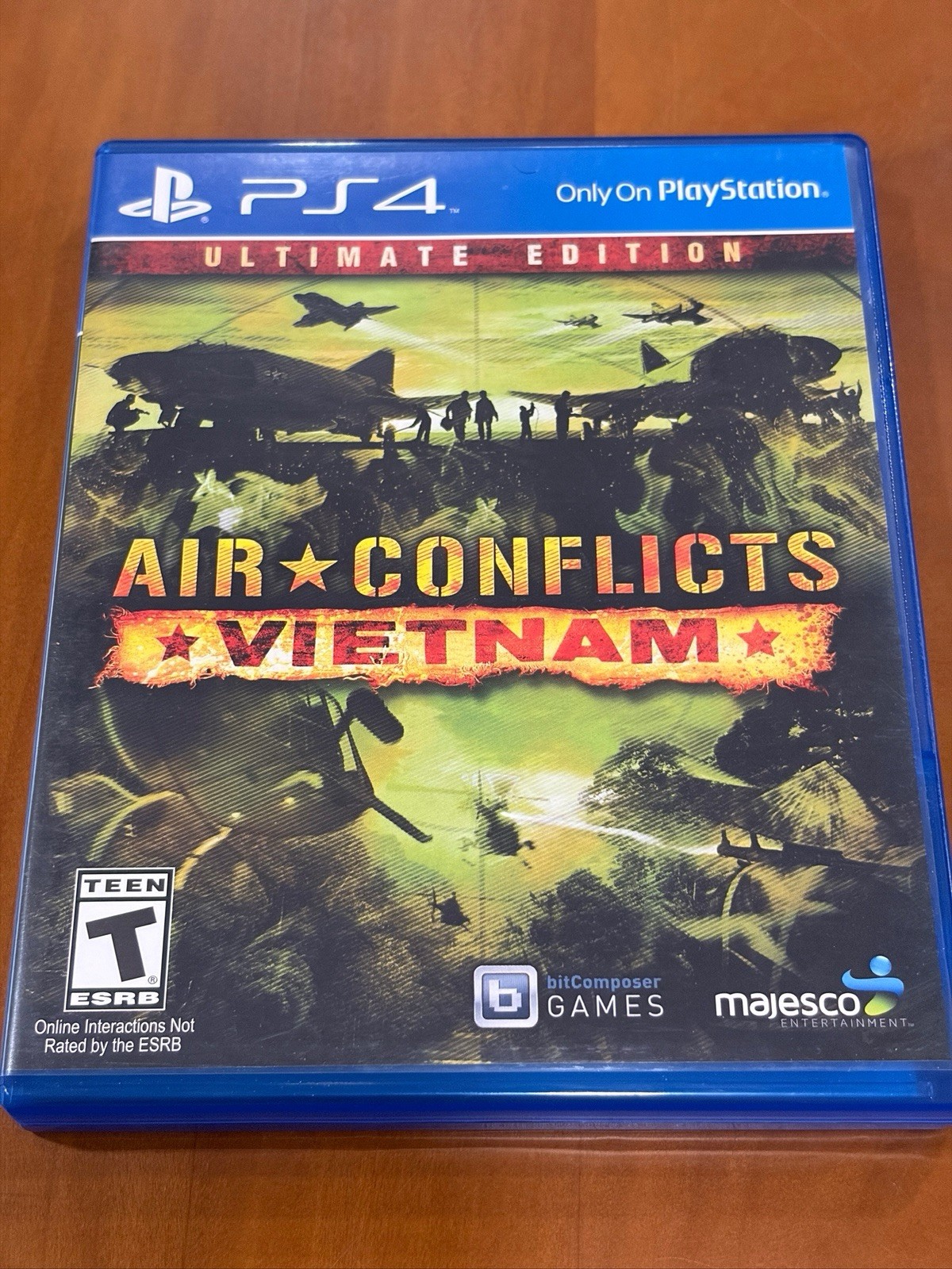 Majesco Air Conflicts: Vietnam Ultimate Ed. (PS4, 2014) T NTSC-U/C Complete