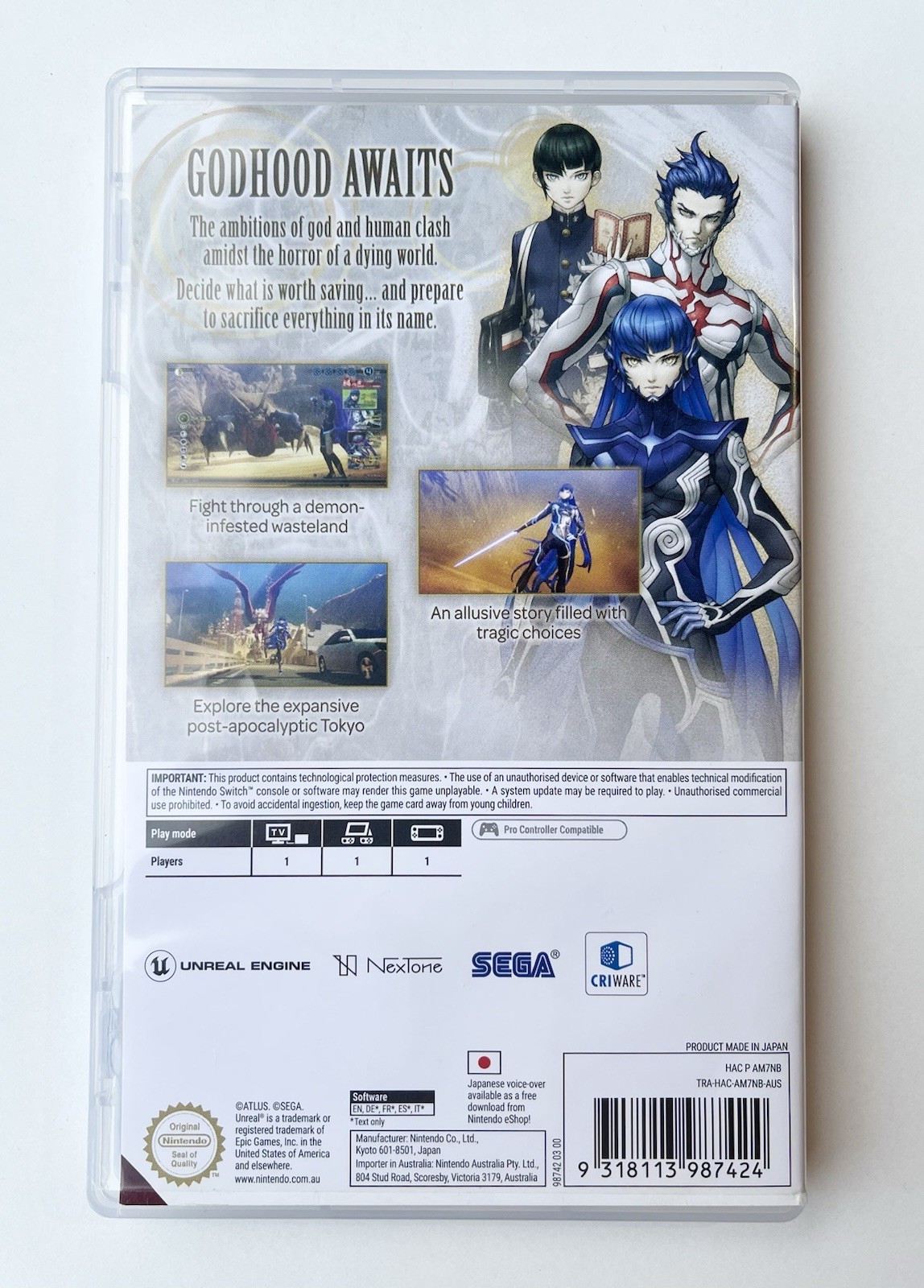 Shin Megami Tensei V – Nintendo Switch AUS PAL. ALTUS Persona SMT 2021