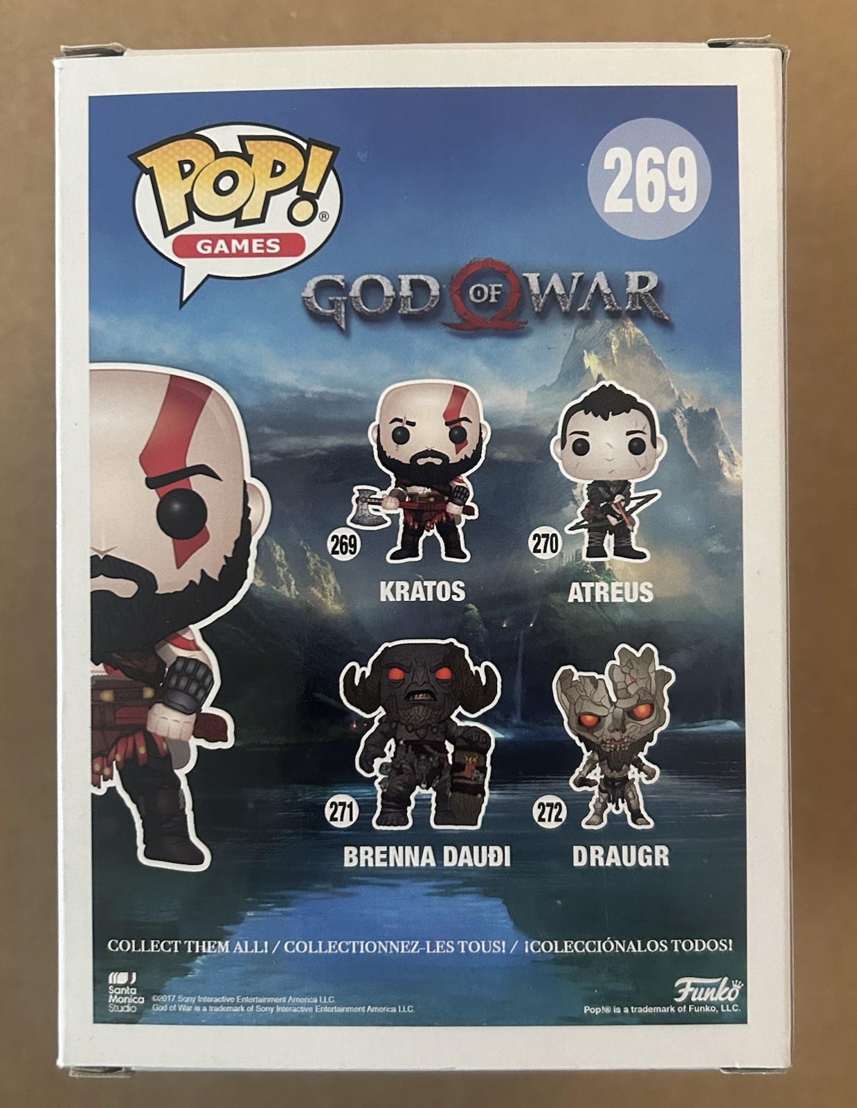 Funko Pop! God of War Kratos #269 Games 2018 PlayStation