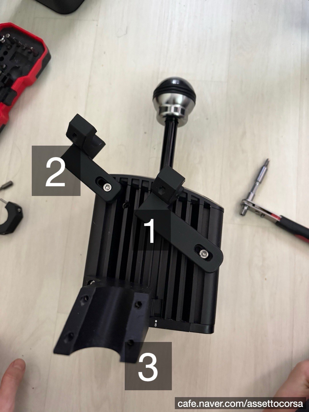 Playseat Challenge DD F1 Edition FANATEC ClupSports SQ 1.5 Shifter Mount